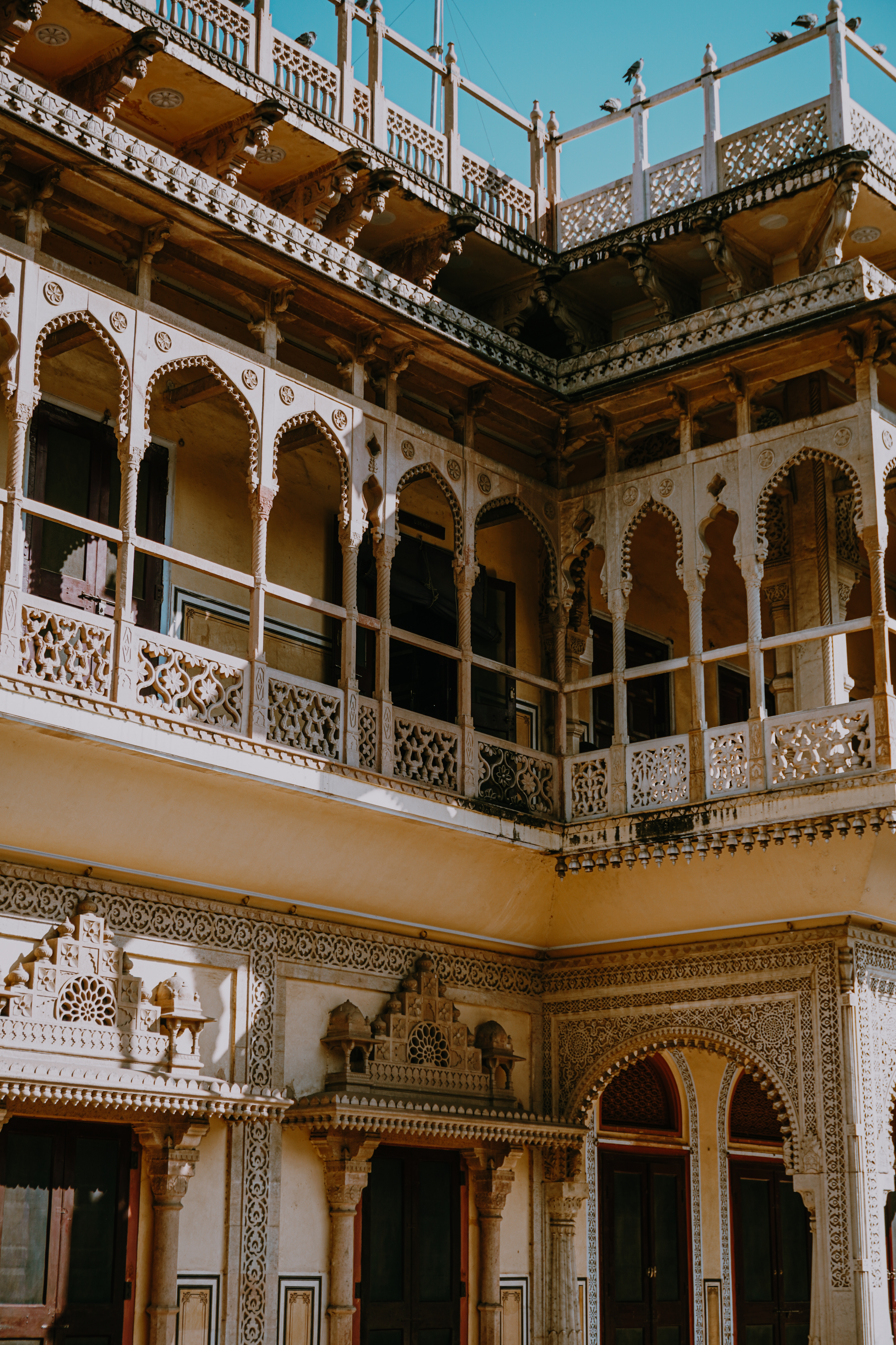 Vibrant street scene in Rajasthan